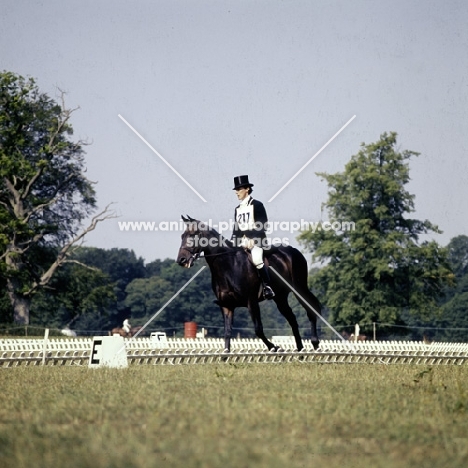 dressage at cirencester 3 day event 1975 