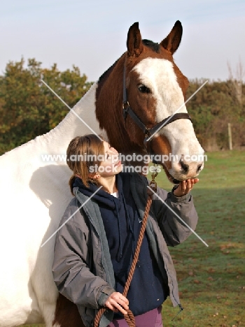 woman with Cob