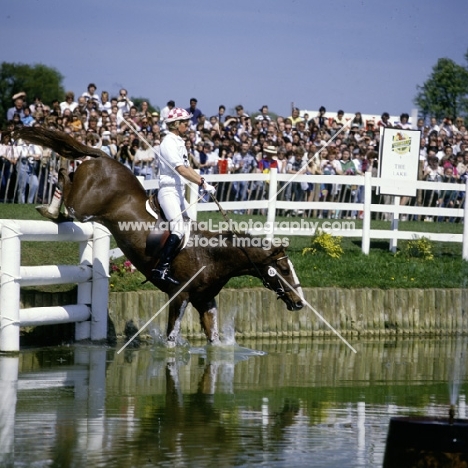 eventing, cross country, badminton, the lake
