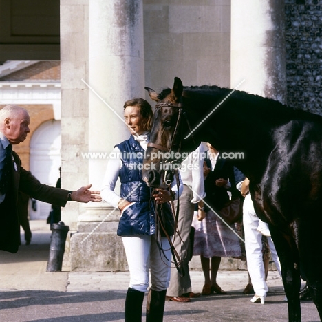 Dutch Courage, Winner National Dressage Championships 6 times, Jennie Loriston-Clarke's Dutch warm blood at Goodwood