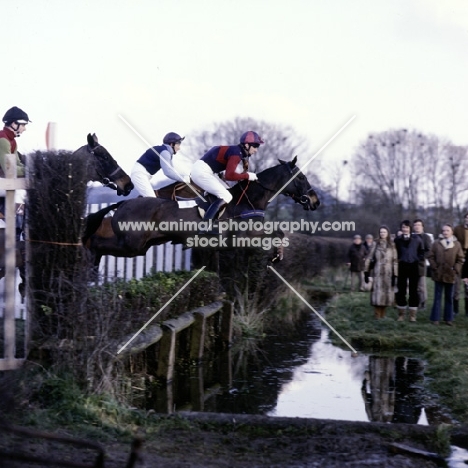 jumping the water at point to point Kimble
