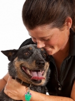 Picture of Australian Cattle Dog and woman