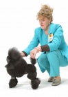 Picture of Australian Champion Toy Poodle with owner