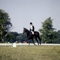 Picture of dressage at cirencester 3 day event 1975 