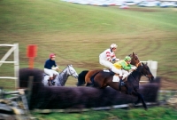 Picture of heythrop hunt point to point at fox farm, 10.4.77
