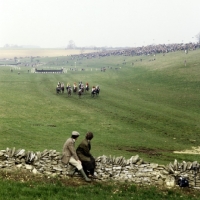 Picture of point to point at fox farm, heythrop hunt, 1987
