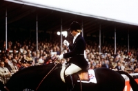 Picture of princess anne at burley horse trials 1974