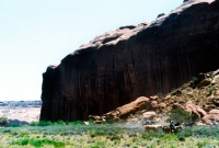 Picture of riding in monument valley