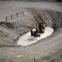 Picture of team of oldenburgs driven by bernd duen at the quarry, zug 1981 